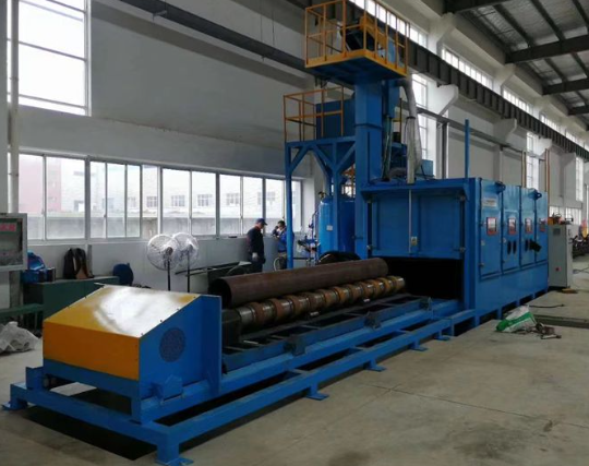 定安喷砂机在管道除锈中的现场施工应用