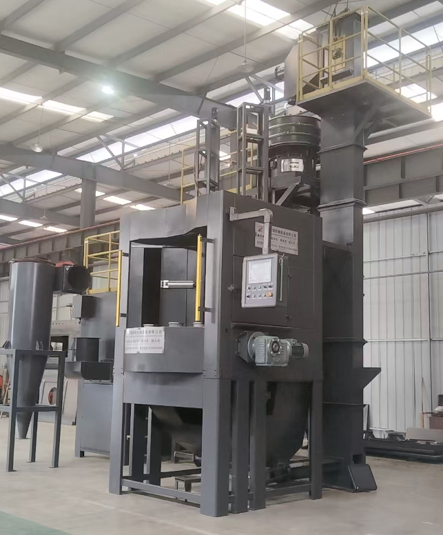 定安转盘式喷砂机 提升圆形工件处理效率